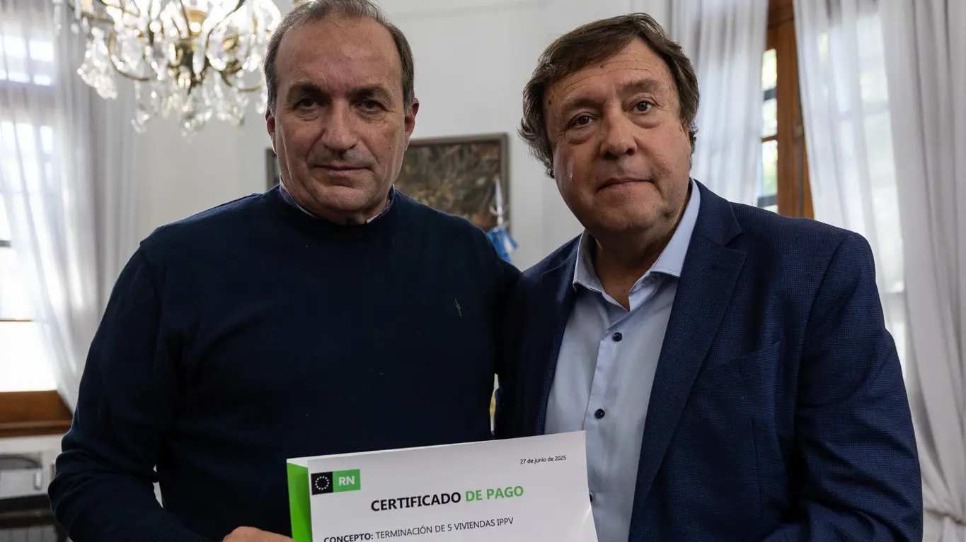 Río Negro destinó fondos para finalizar viviendas en Luis Beltrán