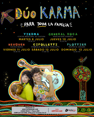 Dúo Karma regresa con su espectáculo de música para emocionarse, bailar y jugar en familia