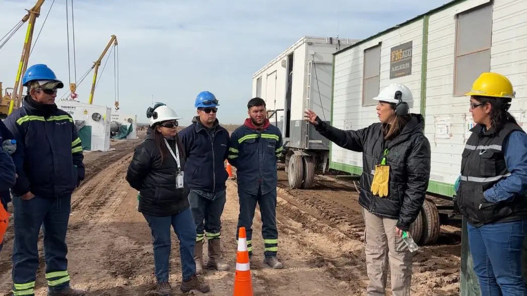 Trabajo inspeccionó el oleoducto Vaca Muerta Oil Sur en Chichinales