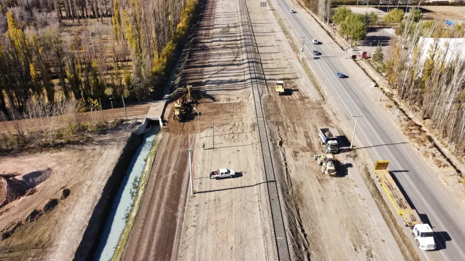 Ruta 65: a cargo de Río Negro, avanzan con obras claves en Cipolletti
