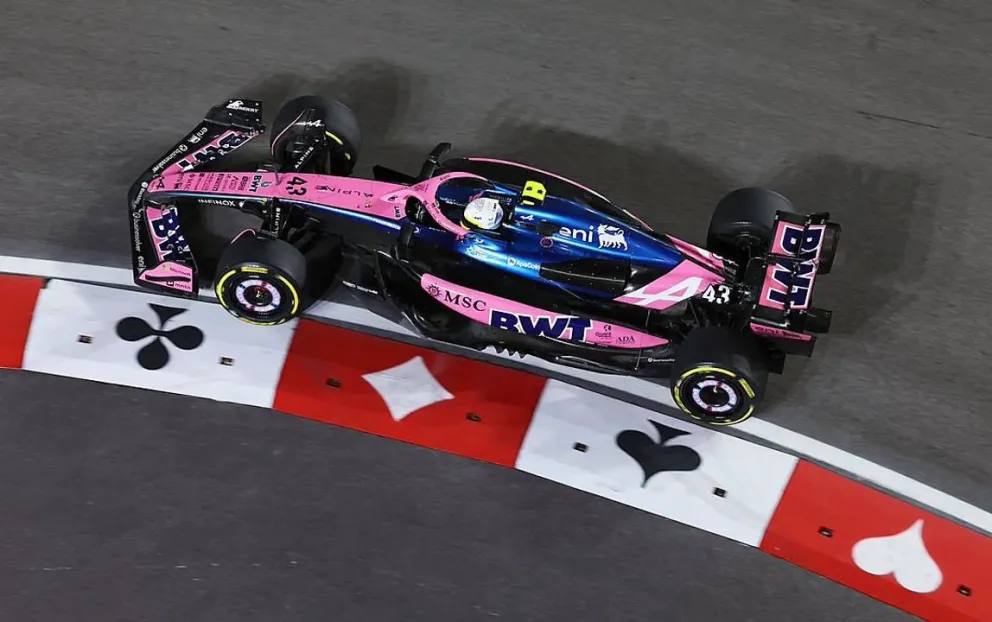 Colapinto quedó 15º en la clasificación de Las Vegas, pero bajo investigación