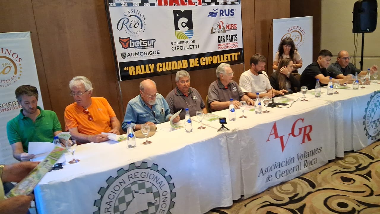 Motores listos: presentaron en Cipolletti la primera fecha del Rally Regional