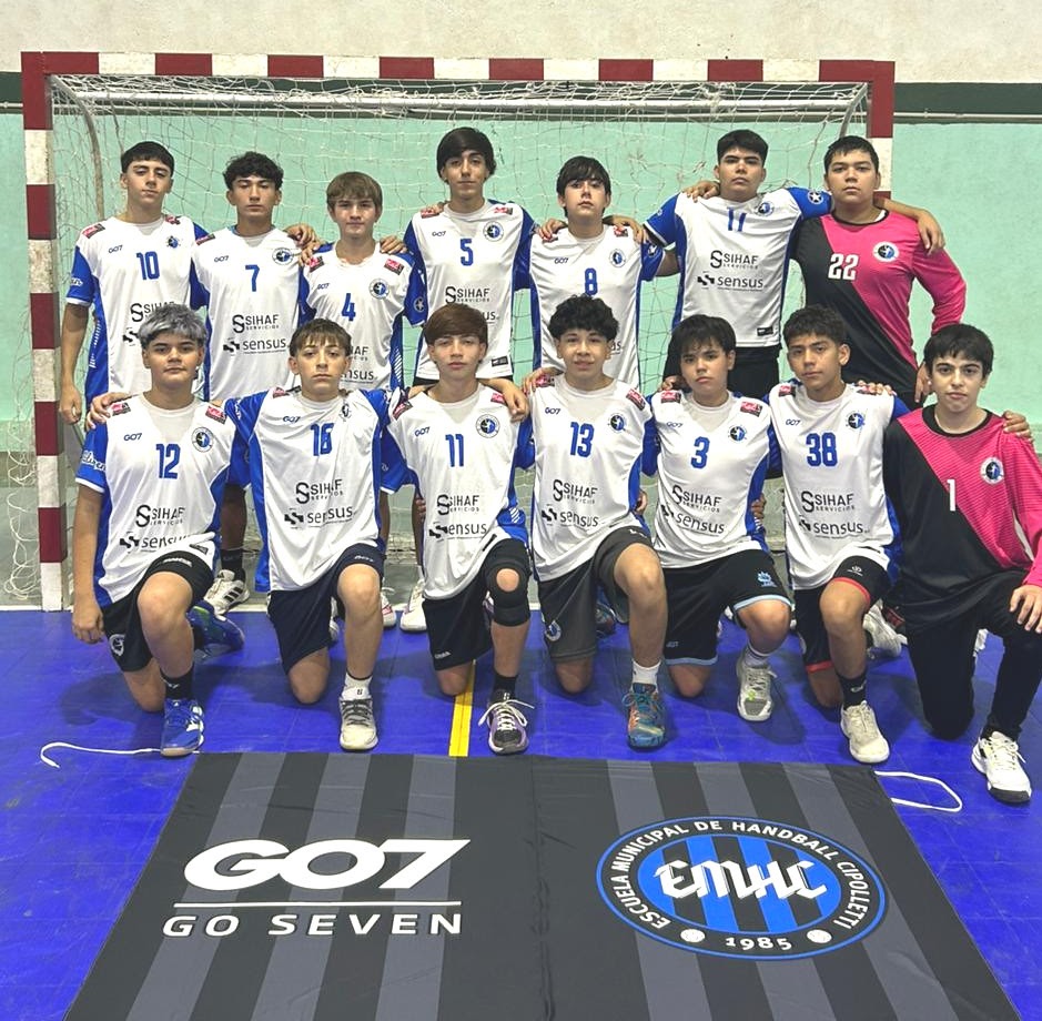 La escuela municipal de handball de Cipolletti en el Nacional de Clubes A en Mendoza