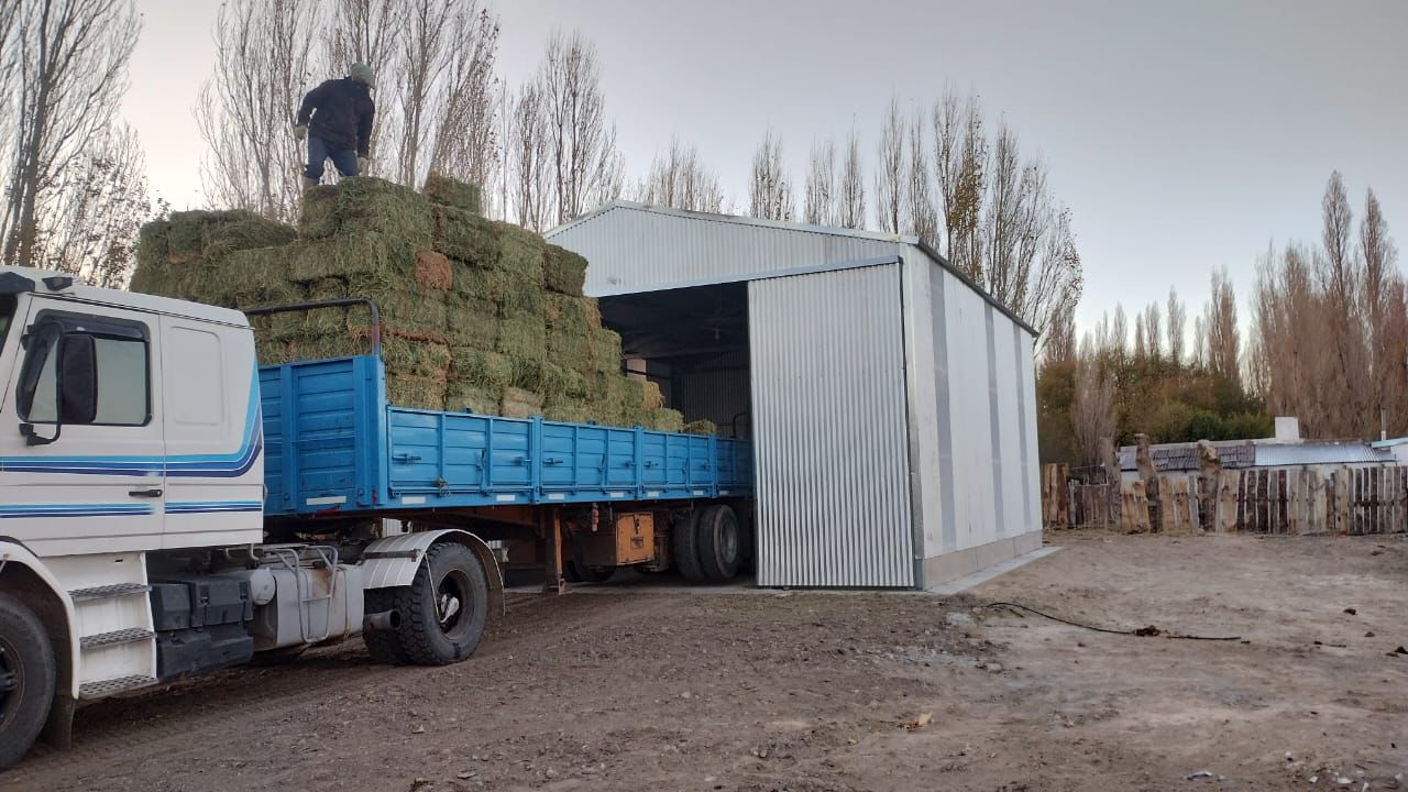 Río Negro comenzó la entrega de fardos para productores
